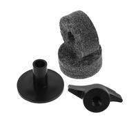Abaodam 2pcs Drum Cymbal Felt Washers Plastic Sleeves with Screws and Felt Pads Replacement Cymbal Accessories Kit for Drum Stand Parts and Percussion Performance Random Color