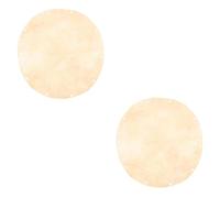 Abaodam 2pcs Drum Goat Skin Cover Natural Air Dried Replacement Skin for Hand Drum Percussion