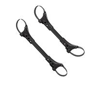 Abaodam 2pcs Dual Stroller Connector Pram Adapters for Twins Stroller Clips for Double Travel System Lightweight Sturdy Aluminum