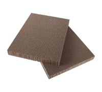 Abaodam 2pcs Durable Corrugated Cat Scratcher Replacement Pads Sturdy Cardboard Scratch Board Easy Assembly Indoor Cat Scratching Refills to Protect Furniture and Engage