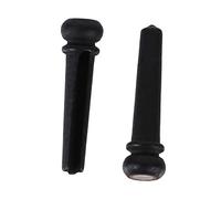 Abaodam 2pcs Ebony Bridge Pins for Acoustic Guitar Genuine Studs The Bridge Accessory Guitar String Studs Replacement Part