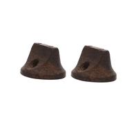 Abaodam 2pcs Ebony Erhu Bridges Erhu Using Bridge Accessory Lovers Essential Chinese Musical Instrument Parts