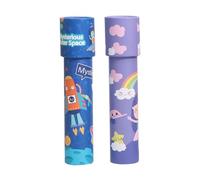 Abaodam 2pcs Educational Kaleidoscope, Cartoon Prism Scope Set for Preschool Early Learning and Festival Play, Random Style