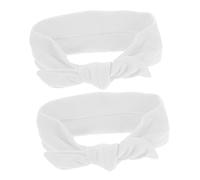 Abaodam 2pcs Elastic Pet Headdress with Lovely Bowknot for Dogs and Cats Adorable Party Accessory for Festivals Handmade Dog Bows Eye Catching Design for Pets