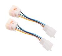 Abaodam 2pcs Electric Bike Motor Wire Connector Adapter Type a Phase Angle Controller Cable for E-bike and Scooter Motor Conversion High-efficiency Hall Sensor Extension Harness for Stable