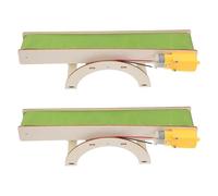 Abaodam 2Pcs Electric Conveyor Belt Assembly Kit Stem Science Toy Hands-on Learning and Technology Education Model Conveyor Model Making Kit Science Experiment Project Prop Diy Assembly Toy