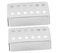 Abaodam 2pcs Electric Guitar Pickup Cover Copper Covers for Humbucker Pickup Wearable Protective Instrument Guitar Accessories Protector