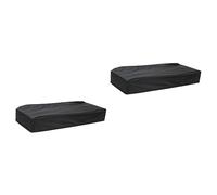 Abaodam 2pcs Electric Piano Keyboard Cover Dust Cloth Key Piano Smooth Material Grey Color Practical for Home Use