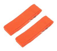 Abaodam 2pcs Extendable Yoga Training Bands Reusable Compact Stretching Straps for Flexibility and Strength Skin-friendly Soft Exercise Bands for Pilates Gym Yoga Beginners and Advanced