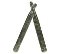 Abaodam 2pcs Eye Roller Massager Eye Massage Pen Jade Gua Sha Tools Soothing Cold Feel Enhancing Complexion 4.33x0.39x0.39in Handheld Acupuncture Therapy Pen for Professional Beauty Salons