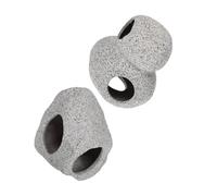 Abaodam 2pcs Fish Tank Hideout Cave for Aquarium Safe Shrimp Breeding Shelter with Easy-clean Rock Habitat for Betta Cichlids Small Fish Enhances Aquatic Scenery