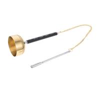 Abaodam 2pcs Flexible Chime Buddhist Supply Temple Dharma Ritual Utensil for Meditation Practice