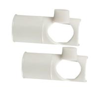 Abaodam 2pcs Flute Blowing Aid Apparatus for Beginner Dizi Flute Mouthpiece Airflow Mouthpiece for Easy Playing Blower Learning Aid