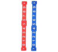 Abaodam 2pcs Foosball Scorekeeper Durable Scoring Counters for Table Soccer Game Convenient and Practical Scoring Unit Device Red Blue for Standard Tables