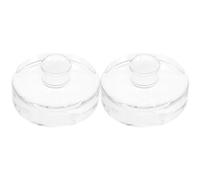 Abaodam 2pcs Glass Fermenting Weights with Handle Design for Wide Mouth Jars Heavy Lids for Sealing Jars and Fermenting Foods for Making Kimchi