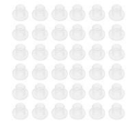 Abaodam 2pcs Glasses Plastic Convex Gaskets Repair Kits, Optical Shop Glasses Plastic Gaskets for Eyeglass Frames, Small Screws Nosepads Accessories for Sunglasses Maintenance