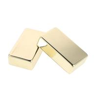 Abaodam 2pcs Gold Metal Humbucker Pickup Cover Shield Full Enclosure Copper Shell Guitar Pickup Lid Mounting Bracket for Electric Guitar Replacement