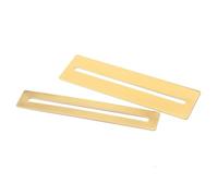 Abaodam 2pcs Golden Metal Fingerboard Guards for Ukulele and Mandolin, Protects Fretboard during Fret Works and Diy, Essential Guitar Repair Tool for Guitarists and Luthiers