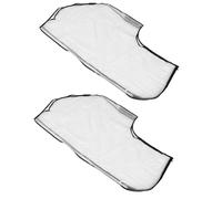 Abaodam 2pcs Golf Bag Rain Cover Hood 46x25 Inches Waterproof Plastic Golf Club Bag Protector Dustproof Weatherproof Shield Push Cart and Clubs