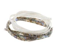 Abaodam 2pcs Guitar Binding Strip Acoustic Guitar Edging Strips for Edge Decoration and Soundhole Ring Purfling