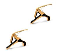 Abaodam 2pcs Guitar Capo for Quick Tune Change Metal Acoustic Guitar Capo for Easy Playing