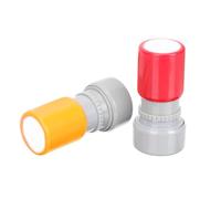 Abaodam 2Pcs Guitar Chords Stamp for Beginners Durable Guitar Learning Aid Tool and Ukuleles Red and Orange Practice Chord Markers for All Ages