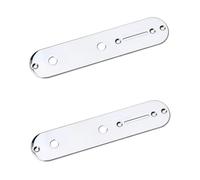 Abaodam 2pcs Guitar Control Plate Metal Guitar Control Cavity Cover Wiring Plate Ge211 Rust-resistant for Diy