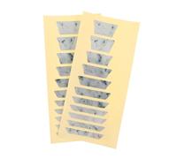 Abaodam 2pcs Guitar Inlay Stickers Fretboard Decals Note Map for Beginner Electric Acoustic Guitar Neck Markers Music Accessories