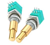 Abaodam 2pcs Guitar Potentiometer Replacement for Acoustic Electric Guitars Metal Audio Pots Volume Control Easy Install Parts Accessories