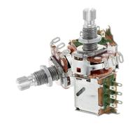 Abaodam 2pcs Guitar Potentiometer Volume Tone Pots Switch Replacement for Electric Bass Guitar Electronics