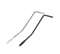 Abaodam 2pcs Guitar Tremolo Arm Thread Whammy Bar Replacement for Electric Guitar Bridges Stick with Silver and Black Color Options Professional Hardware Upgrade