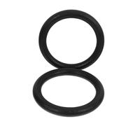 Abaodam 2Pcs Gymnastic Rings for Strength Training Durable Black Workout Rings for Bodyweight Exercises Core and Upper Body Muscle Development for Home