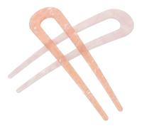 Abaodam 2pcs Hair Accessories Creative U-shaped Hair Pins Fashionable Premium Synthetic Material Elegant Design for Wedding Party