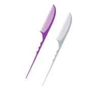Abaodam 2pcs Hair Parting Comb Hair Parting Comb Carbon Fiber Protects from Tangling Won't Scratch Scalp Women Daily Use Salon