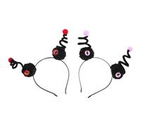 Abaodam 2pcs Halloween Headband Set Funny Eyeball Horror Theme Party Accessories for Costume Cosplay Carnival Purple