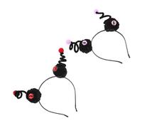 Abaodam 2pcs Halloween Headband Spooky Eyeball Design for Boys and Girls Costumes and Party Accessories Set Includes Ghost-themed Hair Accessories and Costume Headwear for Halloween