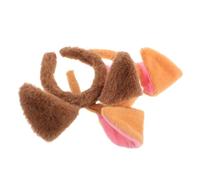 Abaodam 2pcs Halloween Puppy Dog Ear Headbands Lightweight Soft Pet Costume Accessories for Dogs of All Comfortable Animal Horn Hair Hoops for Themed Parties and Festive Photos