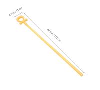 Abaodam 2pcs Halloween Scepter Wand Ancient Egyptian Pharaoh Style Plastic Walking Stick Lightweight Prop for Costume Party Cosplay Role Play and Themed Events