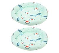 Abaodam 2Pcs Hamster Cooling Cushion Indoor Sleeping Mat for Rabbits Small Pets Silk Pet Pad for Comfortable Rest Versatile Use Cages Sofas and Floors
