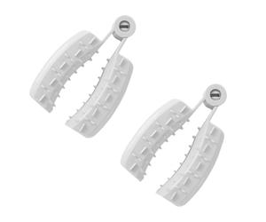 Abaodam 2pcs Hand Safety Clip Food Slicer Safety Clip Hand Guard for Grating Abs Material Convenient to Hold Fix Fruits and Vegetables Kitchen Gadget
