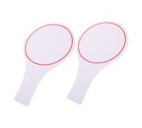 Abaodam 2pcs Handheld Dry Erase Scoreboards Foam Material Reusable Voting Paddles with Clear Readable Surface for Outdoor Events Judges and Sports