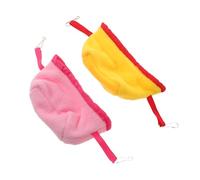 Abaodam 2Pcs Hanging Bird Nest Hammock for Cage Soft Warm Pet Bed for Cockatiels, Conures, Budgies Cozy Winter Sleeping Cave for Parrot and Small Birds