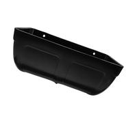 Abaodam 2pcs Hanging Feeding Trough, Livestock Feeder Bucket, Pp, Large Capacity, Black, for Ducks and Goats, Easy to Mount, Detachable, Easy Clean