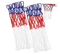 Abaodam 2pcs Heavy Duty Basketball Nets Durable Woven Shot Practice Net Replacement for Standard Hoops Tear Resistant Basketball Accessories