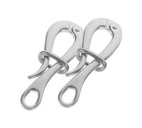 Abaodam 2pcs Heavy Duty Life Boat Hook Quick Release for Sailing Yacht and Applications Durable Easy to Install Versatile Hook for Boats and Ship Supplies