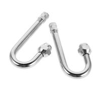 Abaodam 2pcs Heavy Duty Metal Valve Stem Extenders Angled Tire Valve Extensions with Fit for Trucks Cars Motorcycles Buses Trailers