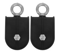 Abaodam 2pcs Heavy Duty Pulley Wheels 60mm Diameter Cable Pulley Blocks with Smooth Operation and Easy Installation for DIY and Fitness Exercises
