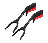 Abaodam 2pcs Heavy Duty Seniors Grabber Reacher Tool with Precision Teeth Ergonomic Handle and Compact Portable Design Trash Pickup Claw Gripper for Easy Litter Collection and Object