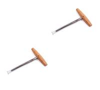 Abaodam 2pcs Heavy Duty T-handle Tapered Bridge Pin Hole Woodworker Cutting Tool for Guitar Bridge Pin Hole Reaming