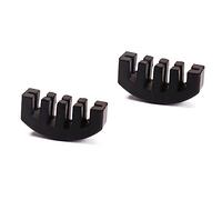 Abaodam 2pcs Heavy Rubber Violin Mute for Quiet Practice Sound Reduction for Violin Easy-fit Design for Students and Professionals